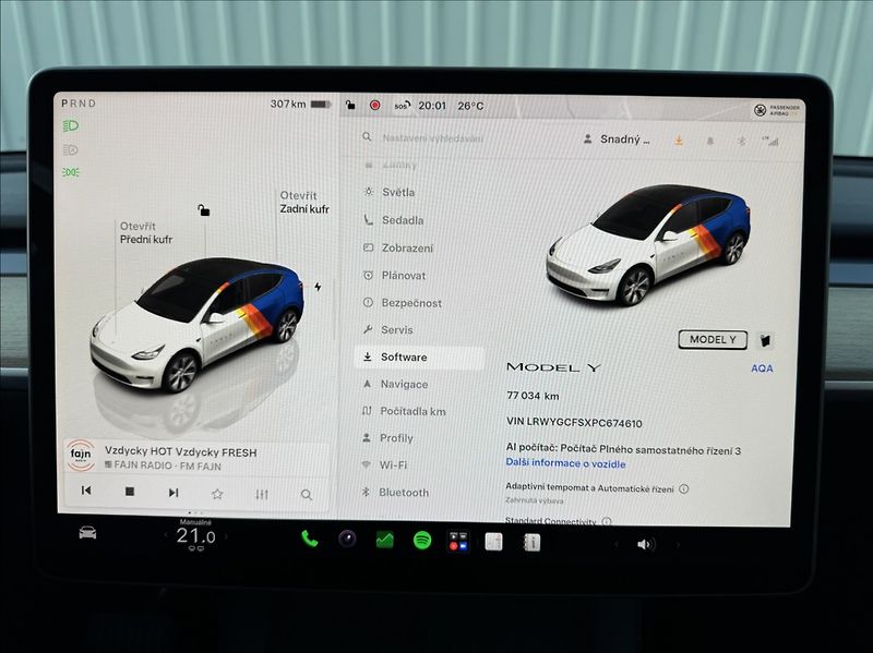Tesla Model Y 0,0 RWD SoH 94% - fotka 41 z 50