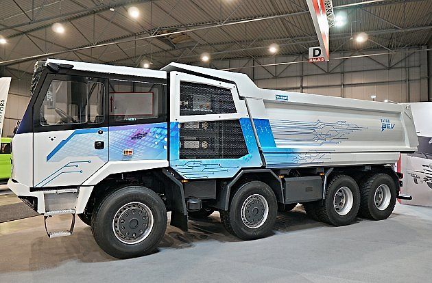 Baterie jsou uložené za kabinou., zdroj: Se svolením Tatra Trucks.