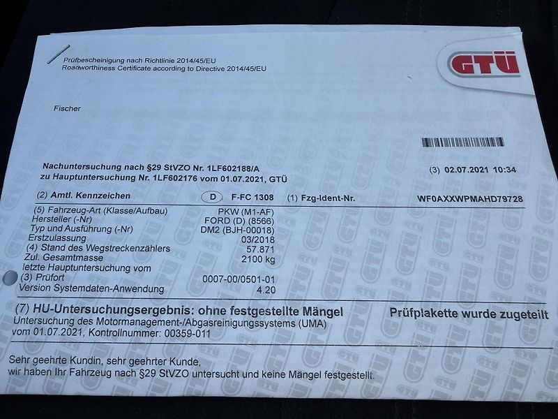 Ford Kuga 1.5 EB ST PANORAMA SERVISKA - fotka 43 z 48