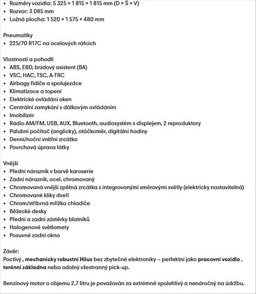 Toyota Hilux (2025) DC 2,7i VVT-i 6 AT 4X4 - fotka 6 z 6