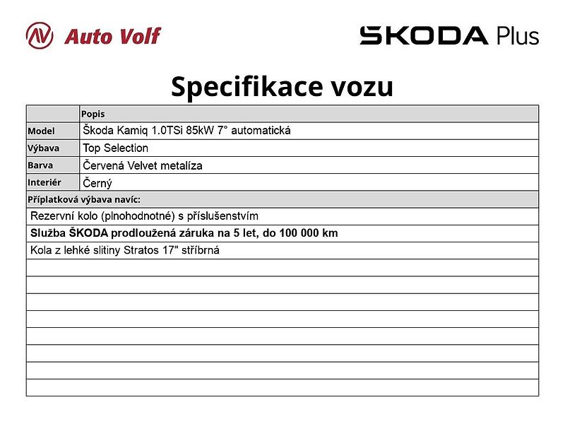 Škoda Kamiq (2025) Top Selection 1.0TSi 85kW 7° a - fotka 6 z 30