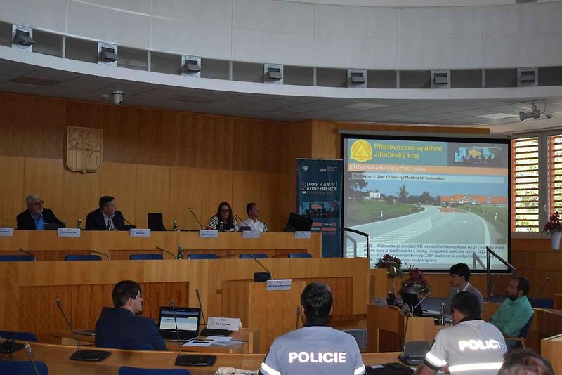 Regionální dopravní konference v Českých Budějovicích.