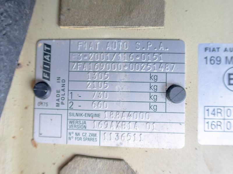 Fiat Panda (2005) 1.2i 44KW SERVO – KLIMA - fotka 34 z 36