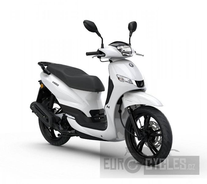 Peugeot (2025) Kisbee M 125 ANTARCTICA WHITE - fotka 9 z 9