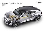 Koncept Audi e-tron Sportback.