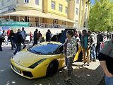 Kolonádu ovládla italská auta, na náměstí se dala ochutnat jihoevropská jídla.
