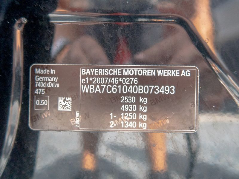 BMW Řada 7 (2018) ČR 740D 235KW 4x4 - fotka 58 z 60