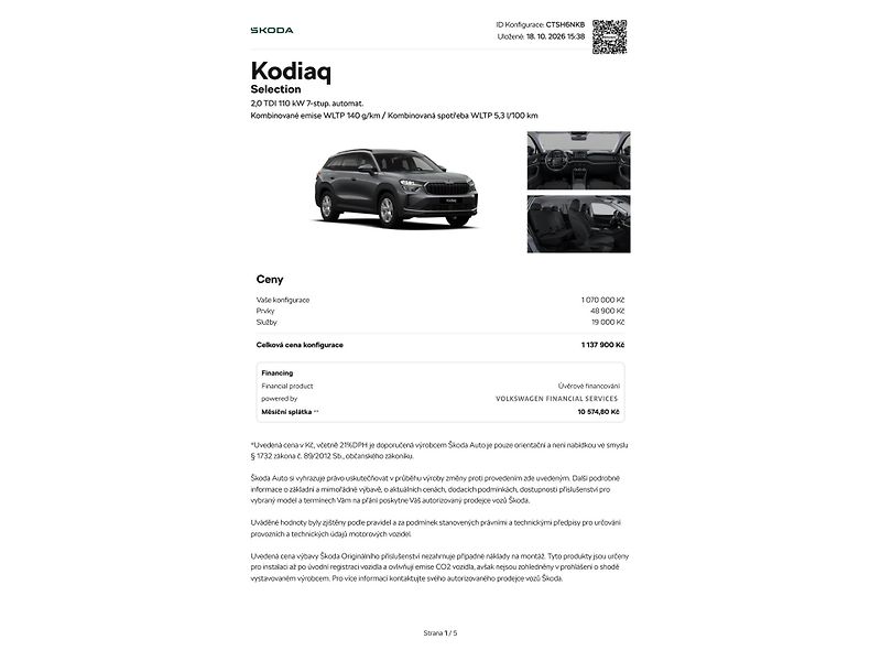 Škoda Kodiaq (2026) Selection 2,0 TDI 110 kW DSG - fotka 7 z 12