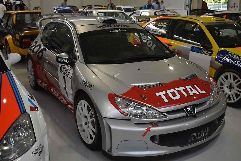 Francois Delecour u zapůjčeného vozu Alpine pro Rally Pačejov