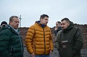 Slavnostní zahájení stavby dalšího úseku dálnice D7 se konalo v pátek 6. prosince v Třebízi.