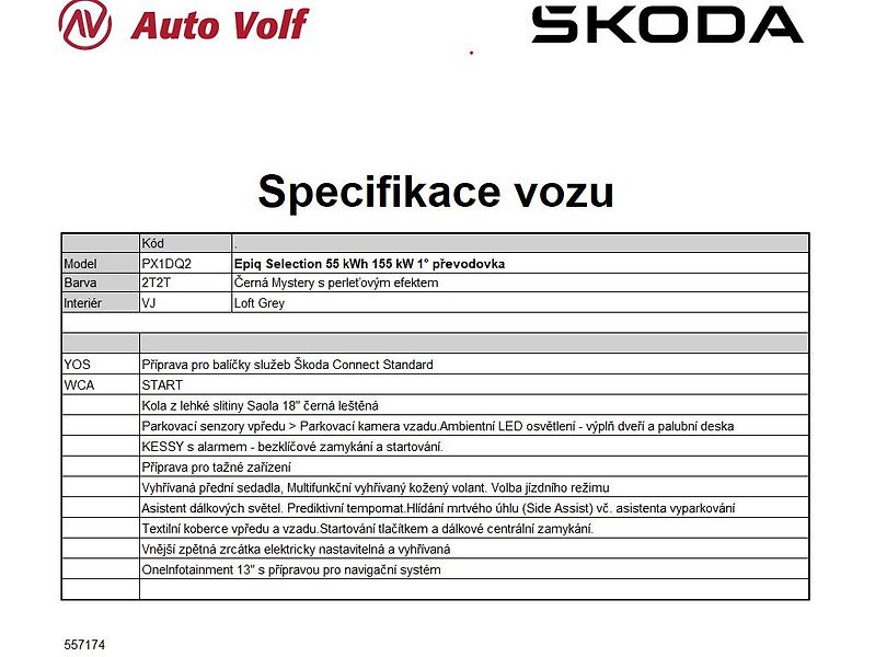 Škoda Epiq Edice Start 55kWh 155kW - fotka 2 z 10