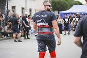 Mistrovství republiky strongmanů v Golčově Jeníkově, kde Mostečan Josef Hojdar vybojoval stříbro.