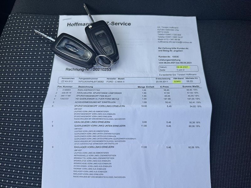 Ford C-MAX (2011) 1.6 Ti-VCT Klima Tažné - fotka 31 z 49