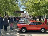Kolonádu ovládla italská auta, na náměstí se dala ochutnat jihoevropská jídla.