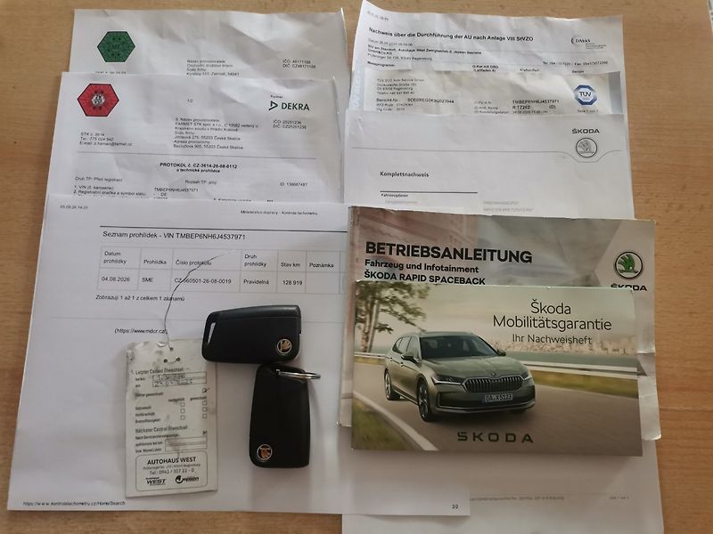 Škoda Rapid (2018) 1.0TSi 70kw DRIVE XEN PDC - fotka 20 z 25