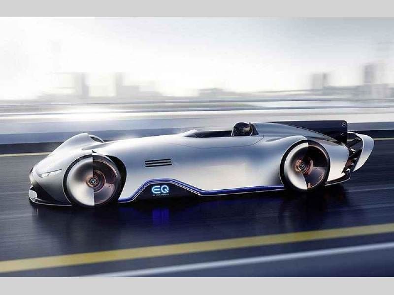 Koncept Mercedes-Benz Silver Arrow EQ