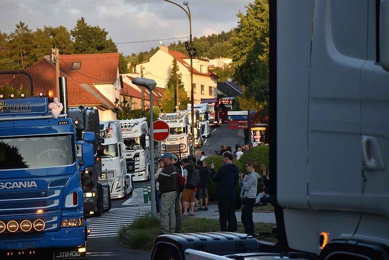 Truck show 2025 ve Zlíně, kamiony zaplnily ulici Hradská
