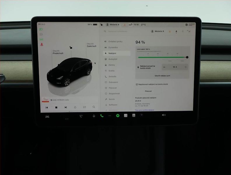 Tesla Model Y (2022) Long Range AWD 79kWh, SoH 89% - fotka 11 z 19
