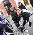 Z natáčení komedie Když se zhasne v Olomouci