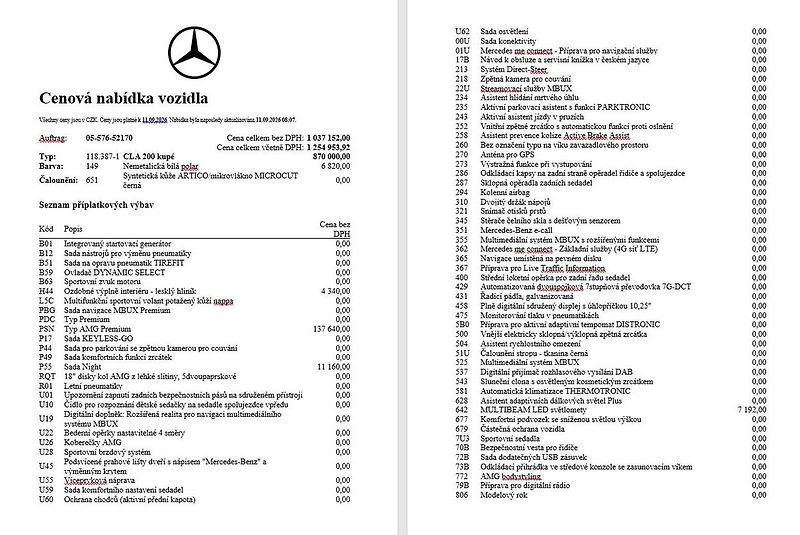 Mercedes-Benz CLA 200 kupé - fotka 16 z 17