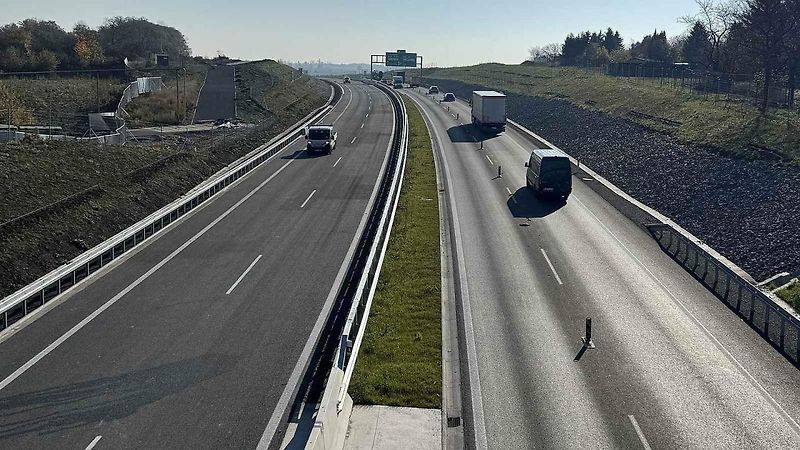 Nové křížení MÚK Křelov na dokončovaném západním obchvatu Olomouce (D35 Křelov–Slavonín)