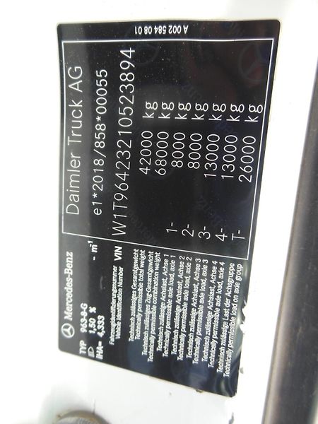Mercedes-Benz 4151 Arocs, 8x6, Meiller, Bord - fotka 36 z 37