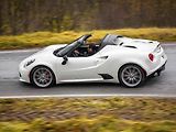 Alfa Romeo 4C Spider.