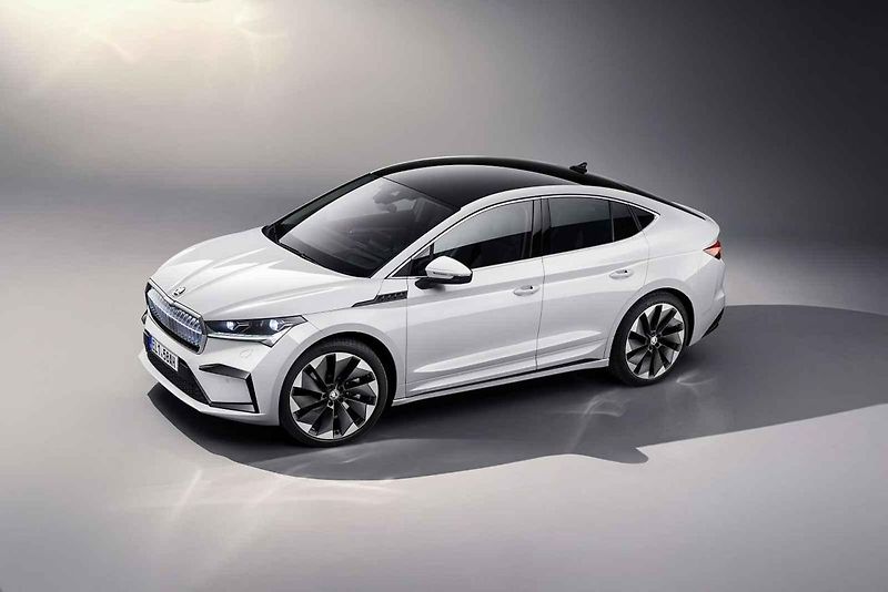 Sériová výroba modelu Škoda Enyaq Coupé iV v Mladé Boleslavi.