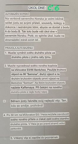 Úkoly z roadbooku., zdroj: Se svolením Erzgebirge Redneks