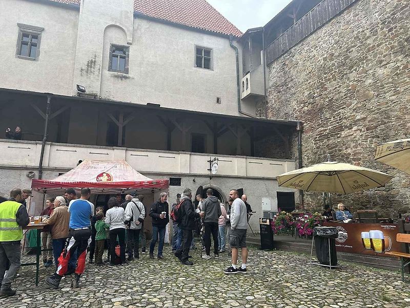 Vzpomínková motocyklová Soutěž Šumavou.