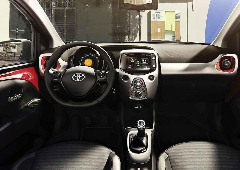 Toyota Aygo v jízdě