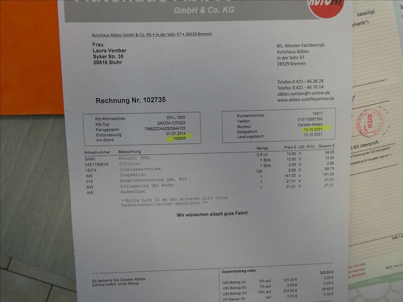 Škoda Citigo 1,0 MPi 44kW klima, serviska - fotka 34 z 36