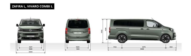 Opel Vivaro (2026) COMBI L 2.2 150k MT6- 9 míst - fotka 13 z 16