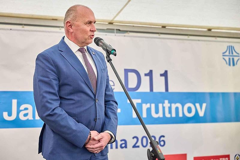 Zahájení stavby dálnice D11 Jaroměř - Trutnov.
