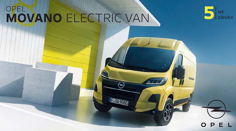 Opel Movano (2026) 3 500 ELECTRIC L4H2 200 kW - fotka 2 z 8
