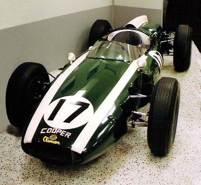 Copper T51 Climax F1, na kterém Jack Brabham v roce 1959 získal první titul mistra světa.
