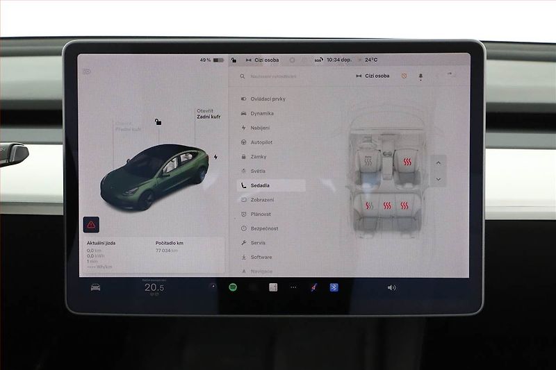Tesla Model 3 (2021) Long Range 4WD 82kWh, SoH 82% - fotka 13 z 25