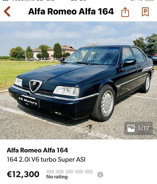 Alfa Romeo 164 Super 2,0 V6 Turbo 148kW - fotka 20 z 23