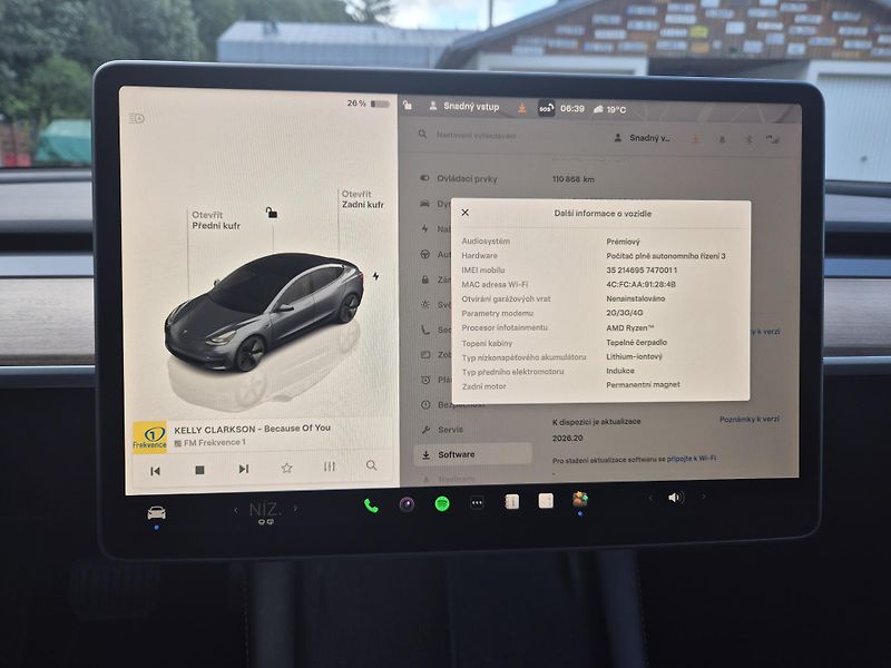 Tesla Model 3 LONG RANGE DUAL MOTOR 91,4% - fotka 36 z 49