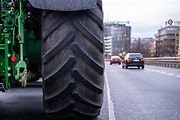 Demonstrace zemědělců před ministerstvem zemědělství a blokáda pražské magistrály.