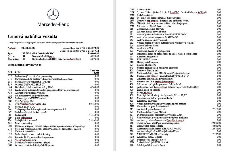 Mercedes-Benz GLA 200d 4MATIC - fotka 14 z 15