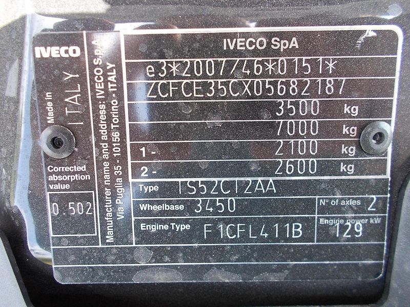 Iveco Daily (2025) 50C18HZ, ZÁRUKA 3 ROKY - fotka 19 z 22
