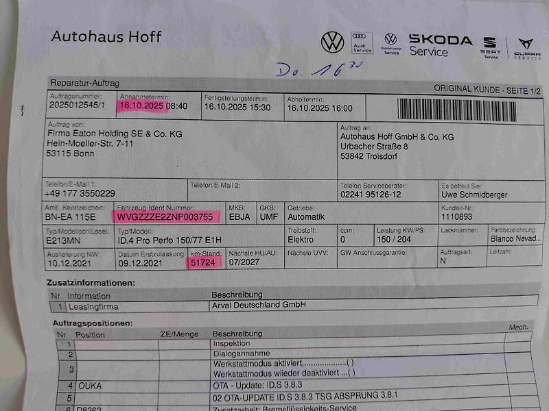 Volkswagen ID.4 PRO PERFORMANCE 77kWh SOH-93,2 - fotka 20 z 24