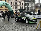 Start 58. ročníku Rallye Šumava na náměstí v Klatovech