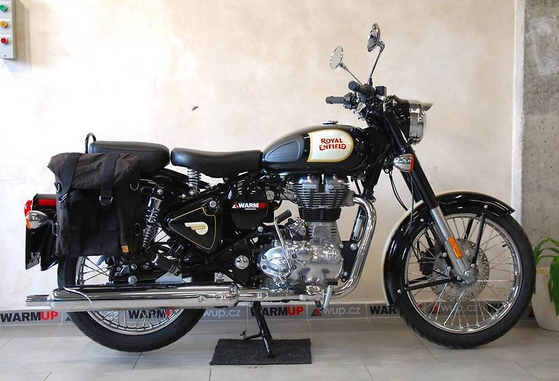 Royal Enfield Bullet 500 Classic (2021) krásný stav,1.m - fotka 1 z 21