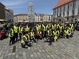 Motorkáři v Olomouci zahájili novou sezonu. Na Horní náměstí, odkud vyrazili směr Šternberk, se jich před nedělním polednem sjely stovky, 26. května 2024