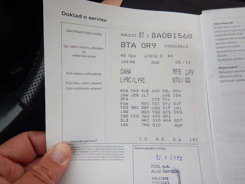 Audi A5 2.0 TDI, MANUÁL, DIGIKLIMA - fotka 26 z 29