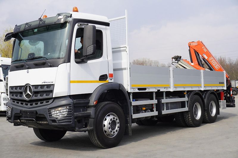 Mercedes-Benz (2018) Arocs 2633 flatbed truck/Crane - fotka 9 z 24