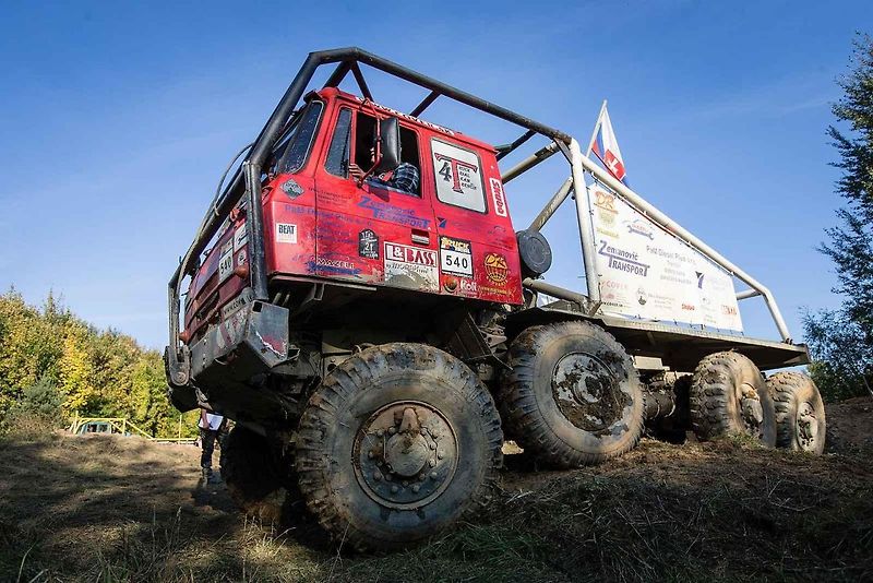 Trucktrial v Pístově u Jihlavy.