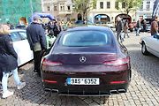 Sraz vozů značky Mercedes na Karlově náměstí v Kolíně.